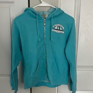 Comfort Colors Turquoise Zip-Up Jacket